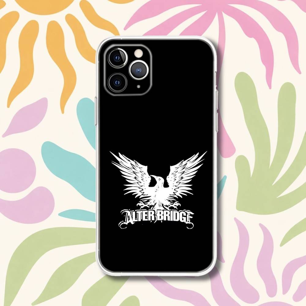 Band A-Alter Bridge Album Transparent Phone Case For iPhone 17,13,15,12,11,14,16 Pro Max Mini 7,8 Plus SE4,17E Air Fundas