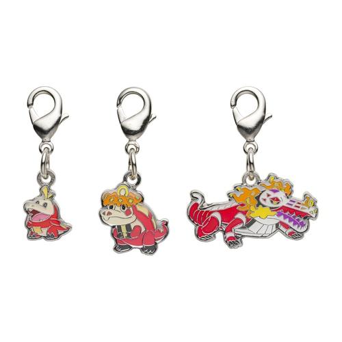 [Pokemon] Pokemon Center National Pokedex Metal Charm Set - Fuecoco, Crocalor, Skeledirge (909-911)