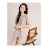 [House Yayoi] Women's Pajamas, Double Gauze, Cotton, Short Sleeves, Gauze, Spring, Summer, Room Wear, Cute, Loose, Nightwear, Top and Bottom Set,