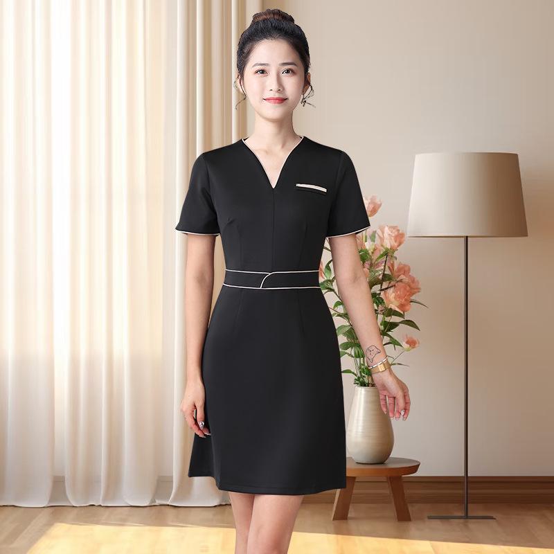 Women's Summer Professional Beautician Attire for Salon & Medical Aesthetics