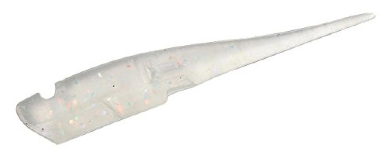 JACKALL Big Backer Spare Tail Shirasu Clear Lure Body/Shad Worm, (UV)