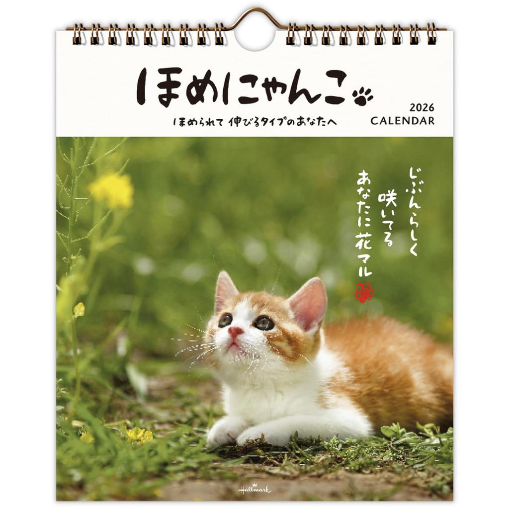 Hallmark 2026 Wall 845407 Calendar, Small, Homenyanko,