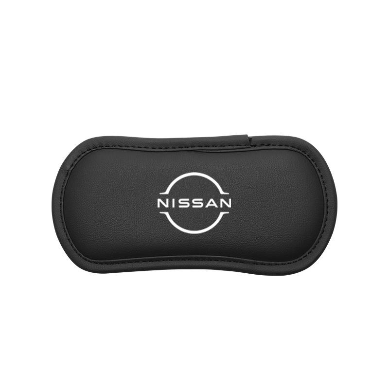 Car Knee Cushion Pad Leather Soft Memory Foam Leg Support Mat For Nissan Sylphy N7 Qashqai J11 J10 Teana Note Navara Juke Patrol