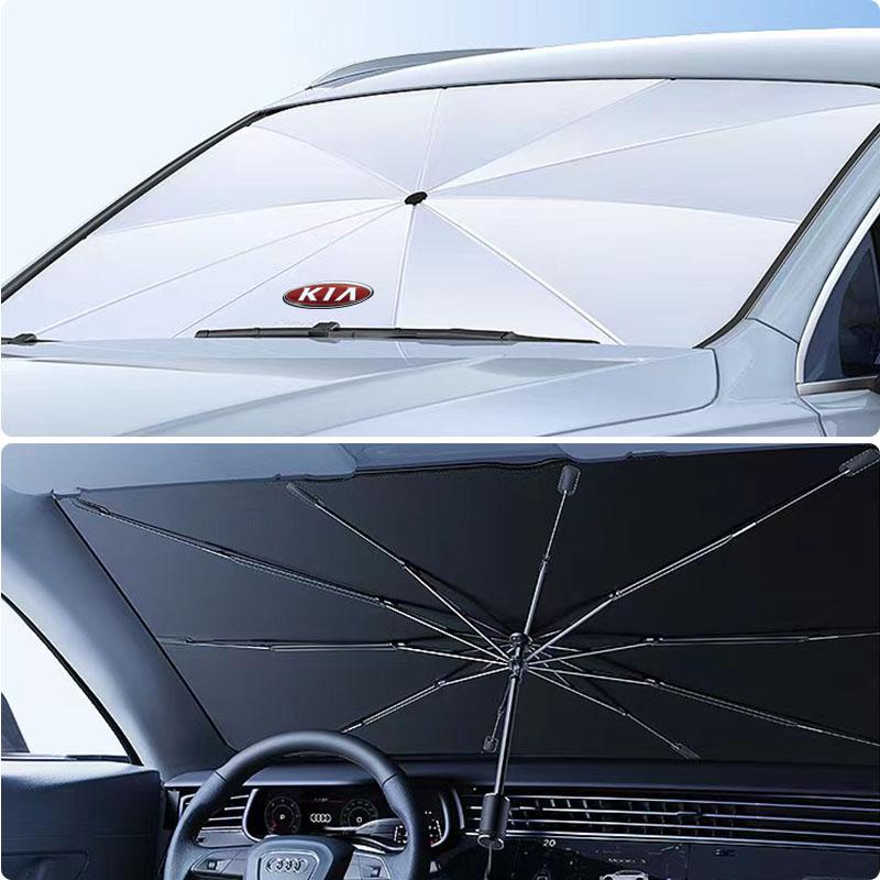 1Pcs Protector Parasol Foldable Car Windshield Sunshade Umbrella For KIA Rio Ceed Sportage Cerato Soul Sorento Flip R K2 K3 K5 K6 K7 K8 Soul