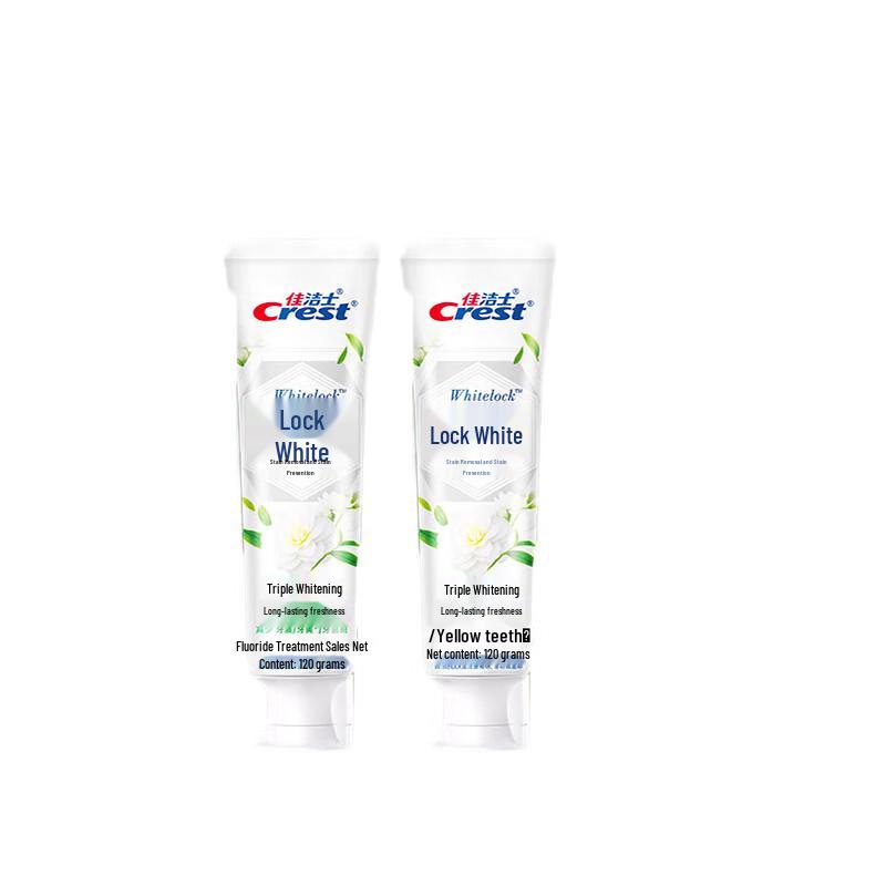 Crest Dual-Color Whitening Toothpaste, Jasmine Camellia