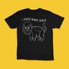 Ich brauche mehr Platz Lustiges Astronauten-Katzen-Grafik-T-Shirt Weltraum-Humor-T-Shirt