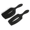 2pcs 8 Row Comb Set Detangling Massage Dry Wet Hair Styling 6 Row Styling Comb Kit for Beauty Salon