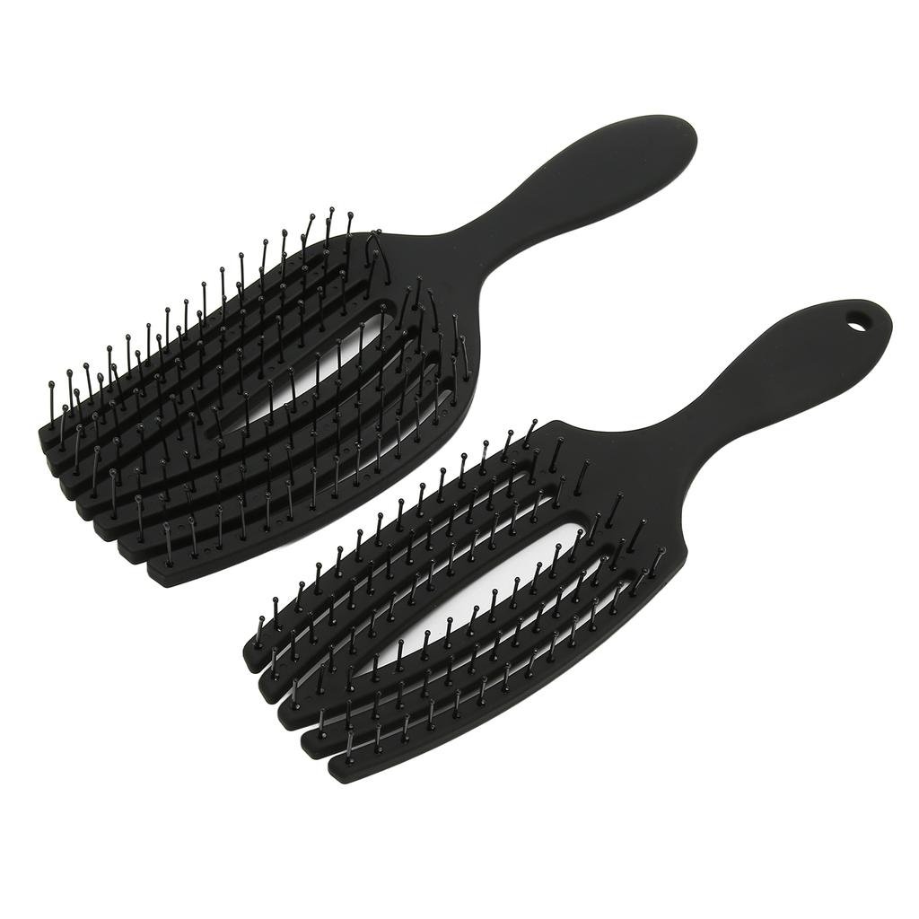 2pcs 8 Row Comb Set Detangling Massage Dry Wet Hair Styling 6 Row Styling Comb Kit for Beauty Salon
