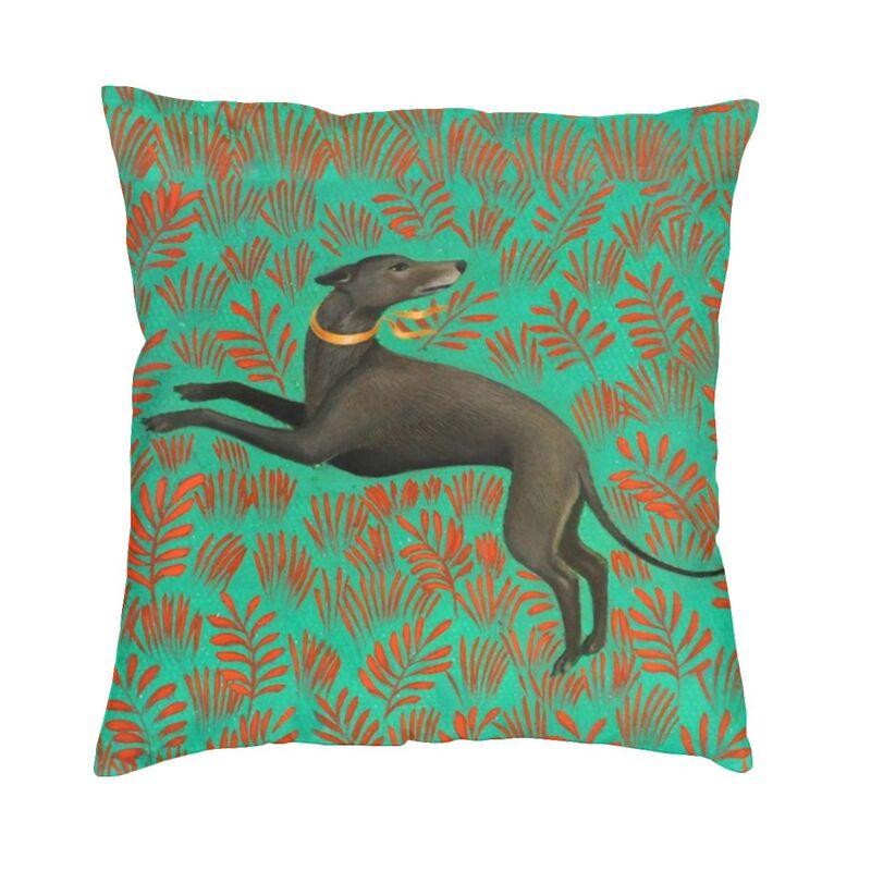Husă de pernă de lux Gustav Klimt Greyhound Dog Art Husă de pernă Whippet Sihhound Dog Husă de pernă pentru canapea mașină pătrată husă de pernă Decor