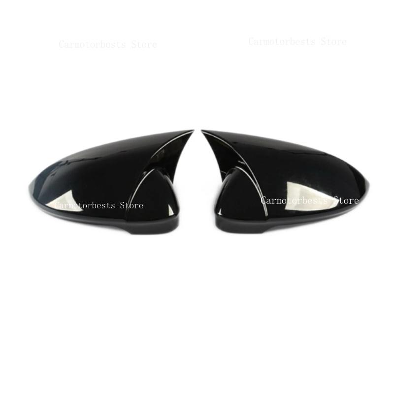 Car Rearview Side Mirror Cover Fit For Volkswagen ID.3 ID3 Mk8 2020-2024 Wing Cap Rear View Case Trim Carbon Fiber