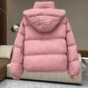 Damen Herbst Winter Verdicken Warme Kapuzenjacke Damen Design Kurze Parkas