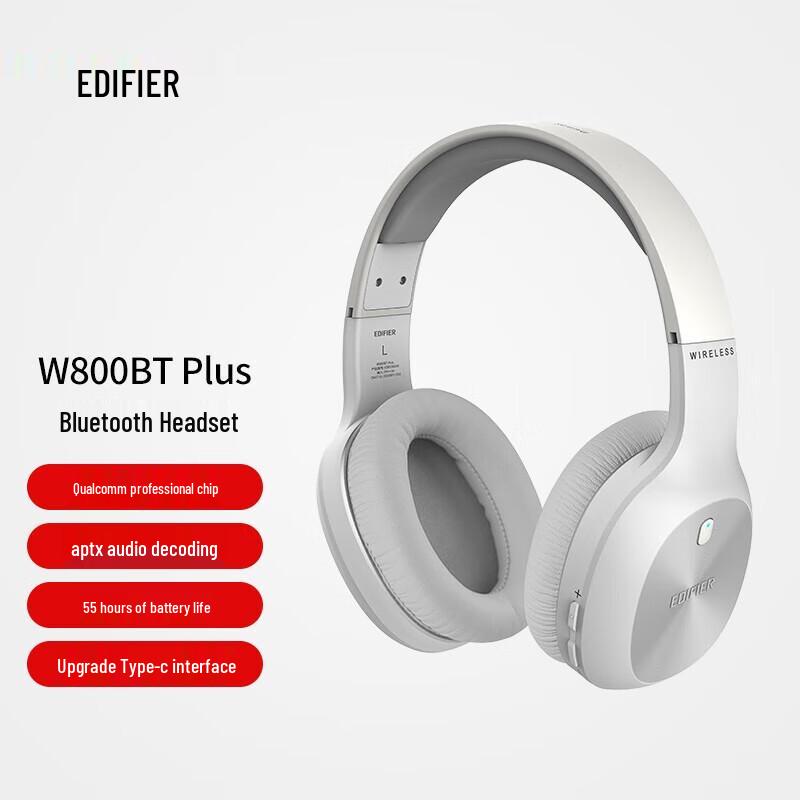 EDIFIER W800BT Plus Over-Ear Bluetooth Headphones