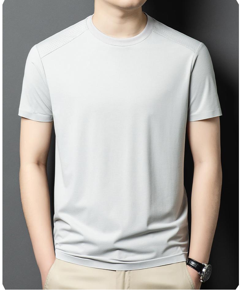 Summer Cool Men's Round Neck Short-Sleeved T-Shirt