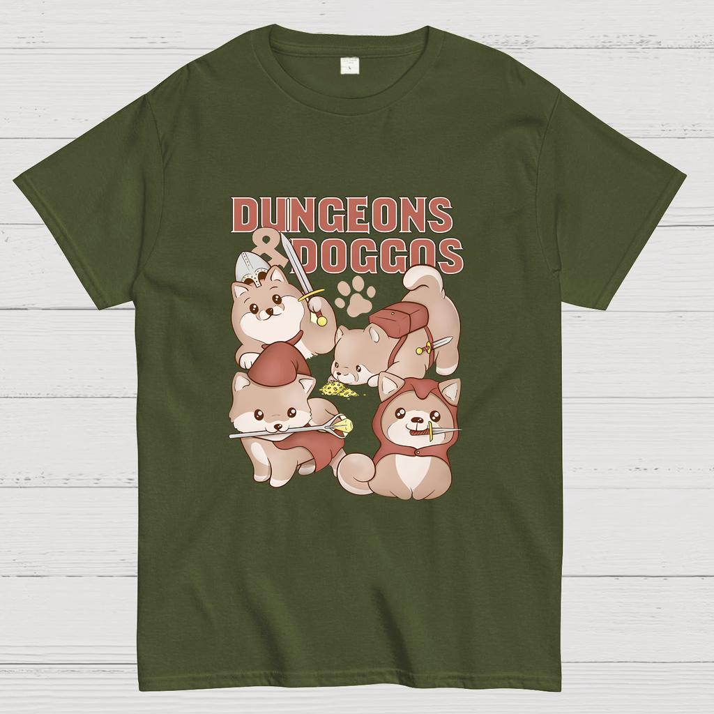 Dungeons And Doggos Nerdy T-Shirt