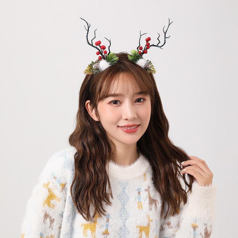 Mori Girl Style Deer Antler Headband - Cute Headdress for Adults & Children