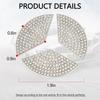 Car Interior Rhinestone Ornament Accessories,Mercedes Car Accessories,Mercedes Accessories,Shiny Car Steering Wheel Diamond Sticker,Compatible with