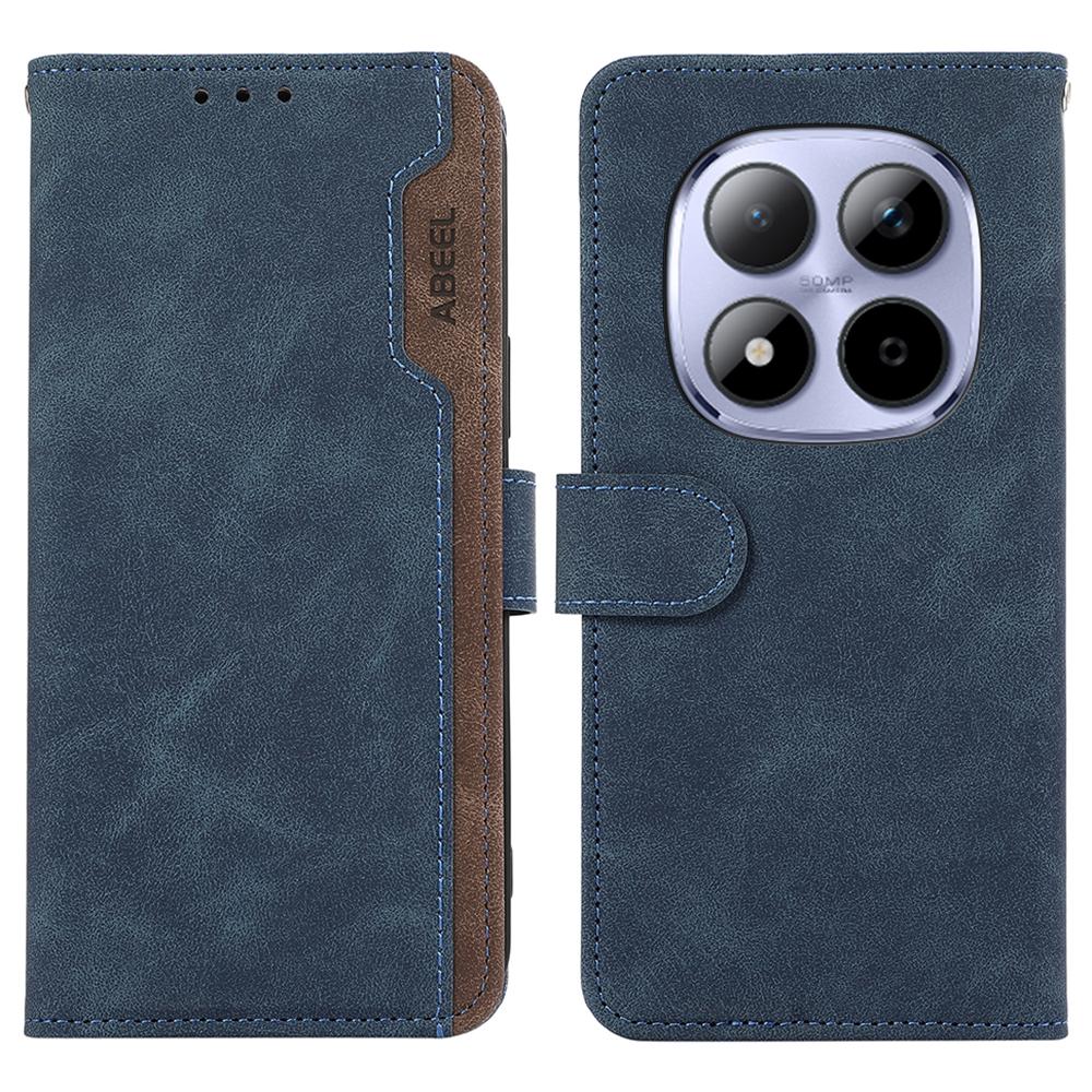 

ABEEL For Xiaomi Poco M8 Pro 5G/Redmi Note 15 Pro+ 5G (Global) Case Color Splicing Leather Flip Phone Cover RFID Blocking