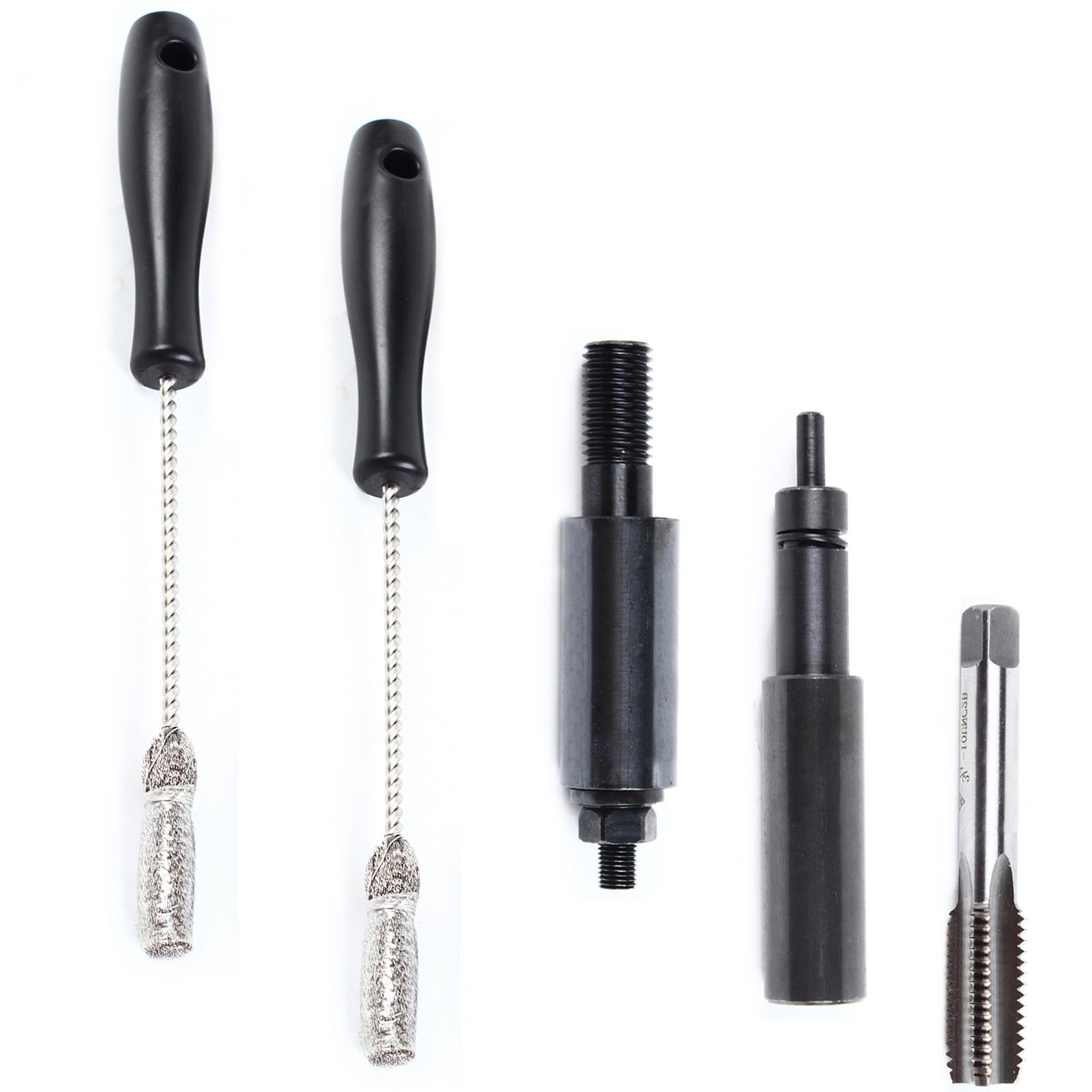 

Injector Sleeve Cup Cleaning Brush+Remove Tool Kits For Ford 6.0L&6.4L 2003-2010 High Precision and Hardness,Longer Service Life чорний