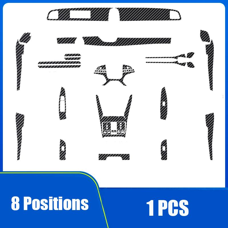 For BYD Sealion 7 EV 2024 2025 2026 Accessories New Car Carbon fiber Interior Decoration Cover Stickers ABS Accessories