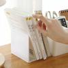 Practical Desk Organizer Holder Stationery Holder Book Holder with Expandable Bookend Multiple Compartments for Home