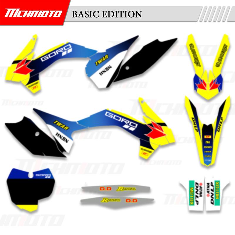 MCHMFG For KTM SX SXF XC XCF 2013 2014 2015 EXC XCW 2014 2015 2016 Motorcycle Graphics Decals Stickers Kits  Number Name