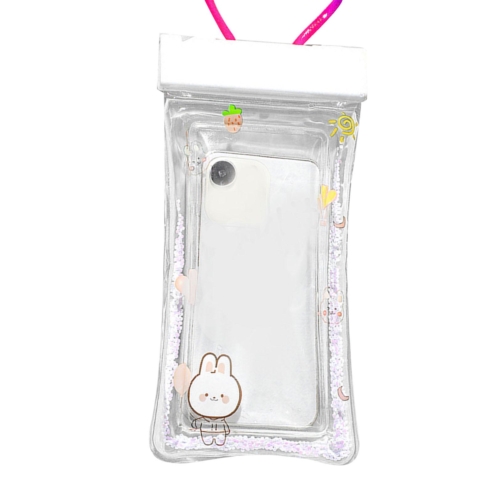 

Водонепроницаемый чехол для телефона IPX8 с сенсорным экраном и свистком, универсальный мультяшный чехол для мобильного телефона