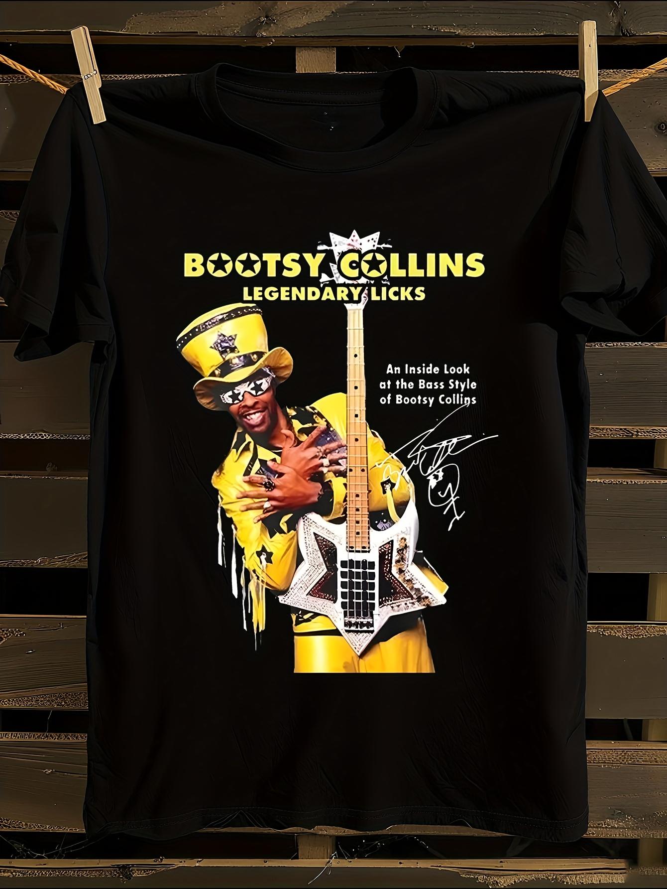 Bootsy Collins Legendary Guitar Print Tshirt S