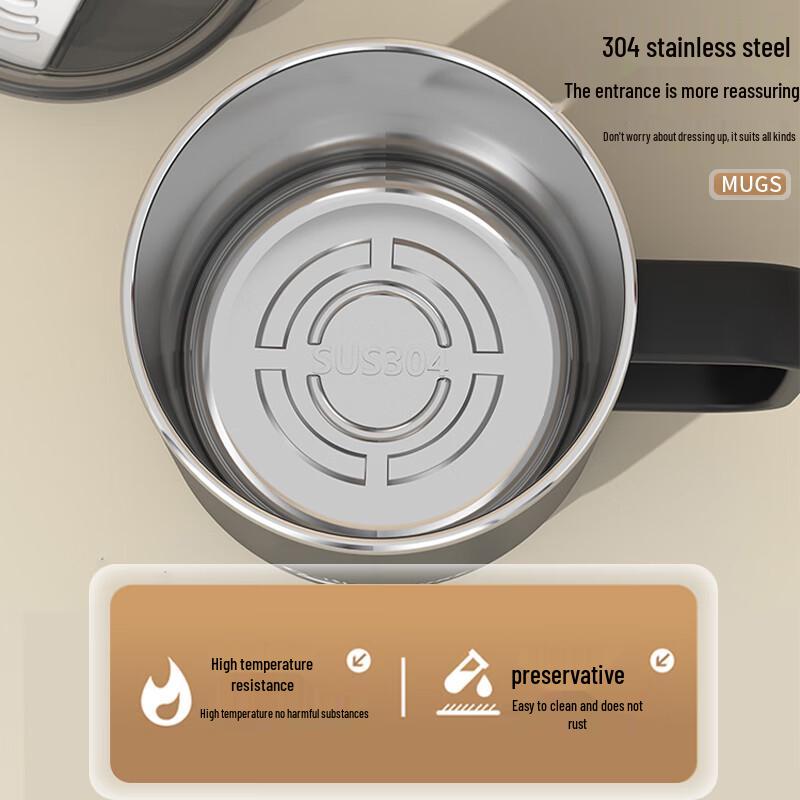 Yudefeng Large Capacity Stainless Steel Coffee Mug with Lid