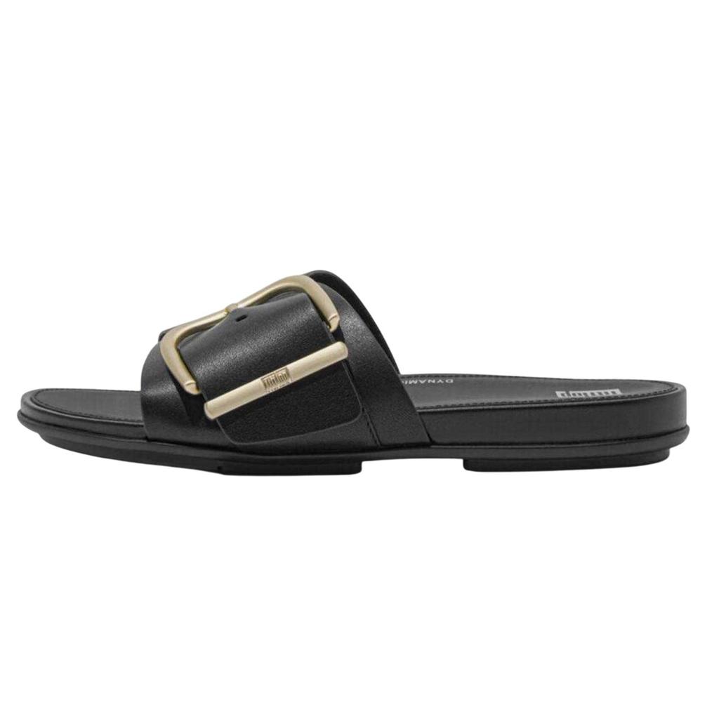 FitFlop Womens/Ladies Gracie Buckle Leather Sliders