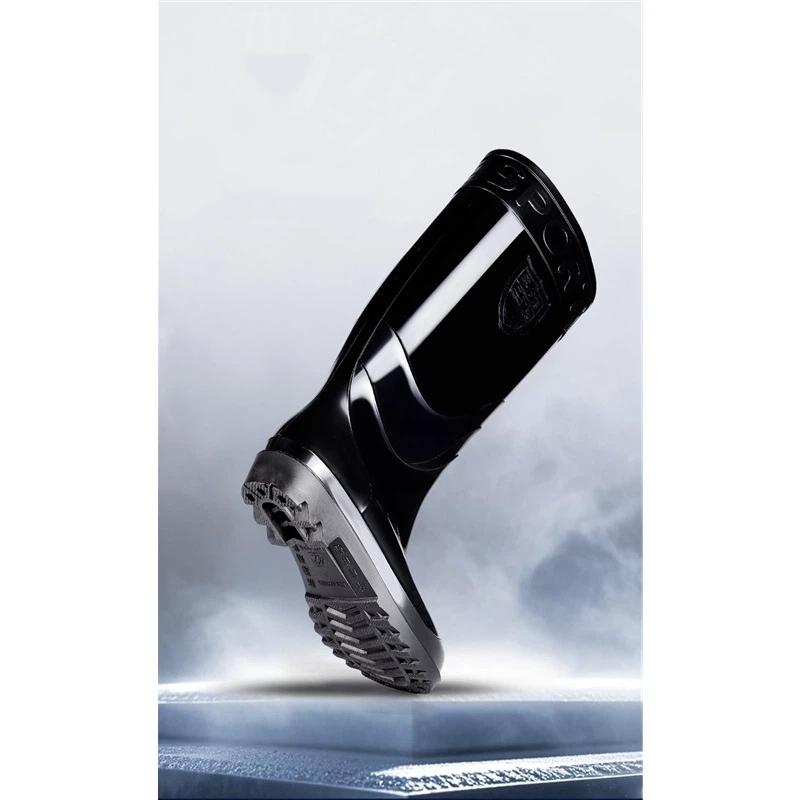 Men's High Tube Anti Slip And Wear Resistant Rain Shoes Rubber Shoes
