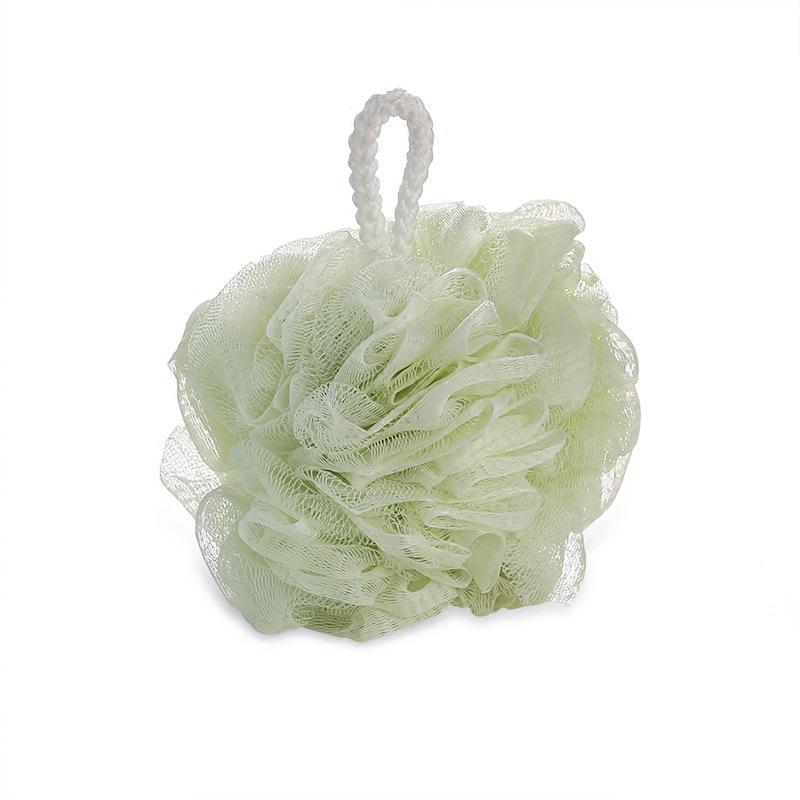 Bath Body Brush Sponge Bath Ball Nylon Scrubber Loofah Mesh Net Ball Cleaning Mesh Shower Flower 60g Bathroom Accessories