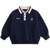 Boy's Casual Polo Sweatshirt