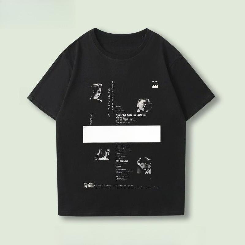 2025 Neues Lässiges Kurzarm-T-Shirt Print Baumwolle Normale Passform Rundhalsausschnitt Atmungsaktiv Locker Unisex Tee Männer Frauen Kleidung Anime
