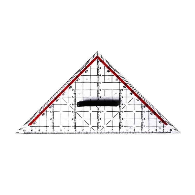 

Triangle Rulers Square Set Plastic Protractor for DIY Enthusiasts and Students