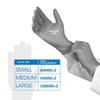 Romsons Blue Nitrile Medical Examination Powdered Hand Gloves, Large (100 Pcs/Box)