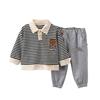 Barn Casual Långärmad Set, Bekväma Vardagskläder