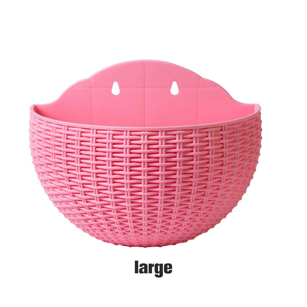 Flower Pot Wall Mounted Hanging Basket Planter Bucket Garden Vase Indoor Exquisite Outdoors Plastic for Ornaments