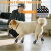 KOOLTAIL Dog Socks to Prevent Licking Paws, Dog Christmas Outfit Shoes for Winter Snow Pavement, Warm Fleece Pet Boots & Paw Protector for Hardwood