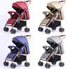 Baby Wheeled Four Stroller Lightweight Foldable Convertible Seat Tools Outdoor