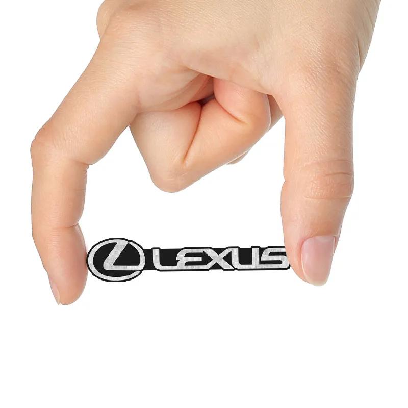 5/10Pcs 3D Aluminum Car Audio Stereo Speaker Badge Emblem Sticker For Lexus GX470 RX330 Ct200h IS200 RX450h IS300h NX300h UX RX