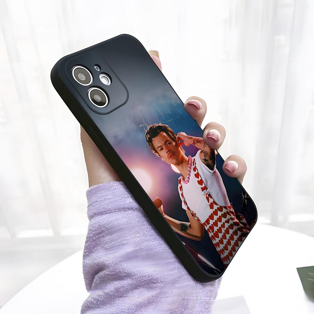 H-Harry Styles Phone Case For IPhone 17 Pro Max 15 Pro 16 14 Plus 12 13 Mini 11 Pro Shockproof Soft Cover
