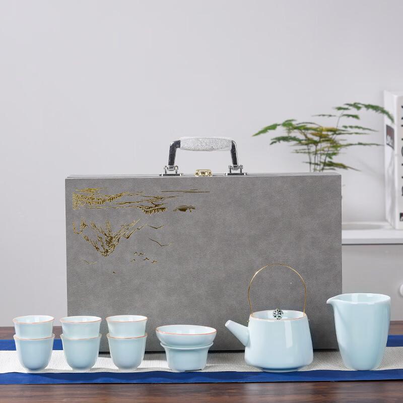 Handun Ceramic Ge Kiln Tea Set