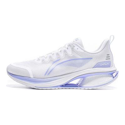 Li Ning Wu Shi 5S 3.0 V2 Veelzijdige Schokabsorberende Antislip Slijtvaste Lage Sneakers Heren Sneakers Wit Paars ARST023-2
