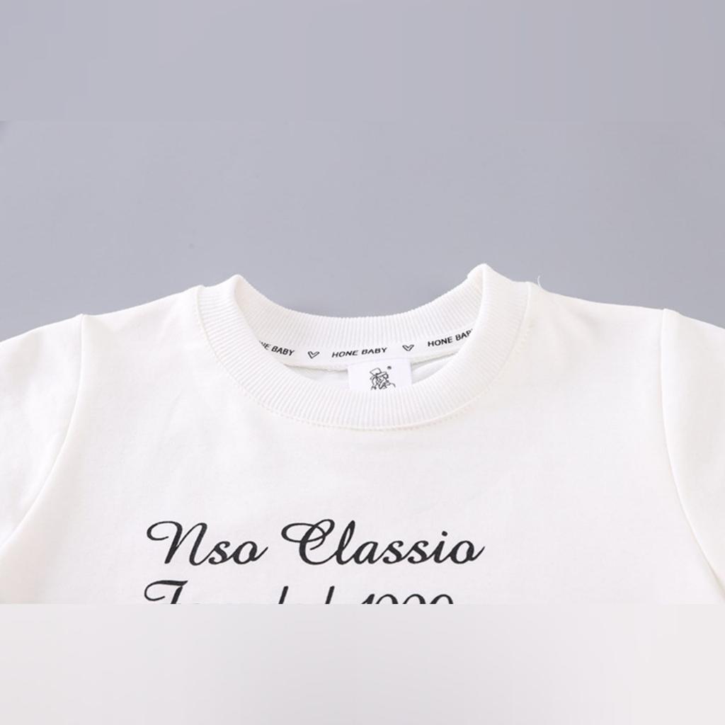 Kids Casual Long-Sleeve Set, Comfortable Daily Wear Outfits