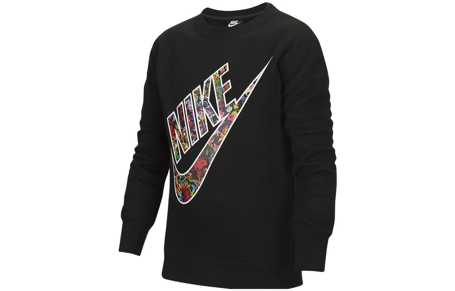

Nike Kids Sweatshirts Crew Neck Moderate CU3689-010 XS