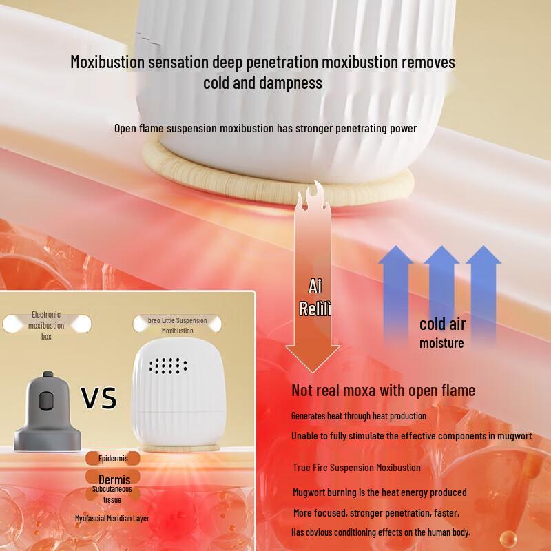 Breo Ginger Bamboo Mini Portable Moxibustion Device