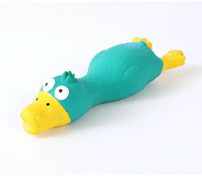 

Милая игрушка для собак, издающая звуки, латексная форма курицы, пищащие игрушки для домашних животных, игрушки для кошек и щенков, издающие звуки, кричащая курица, отпускающая курица