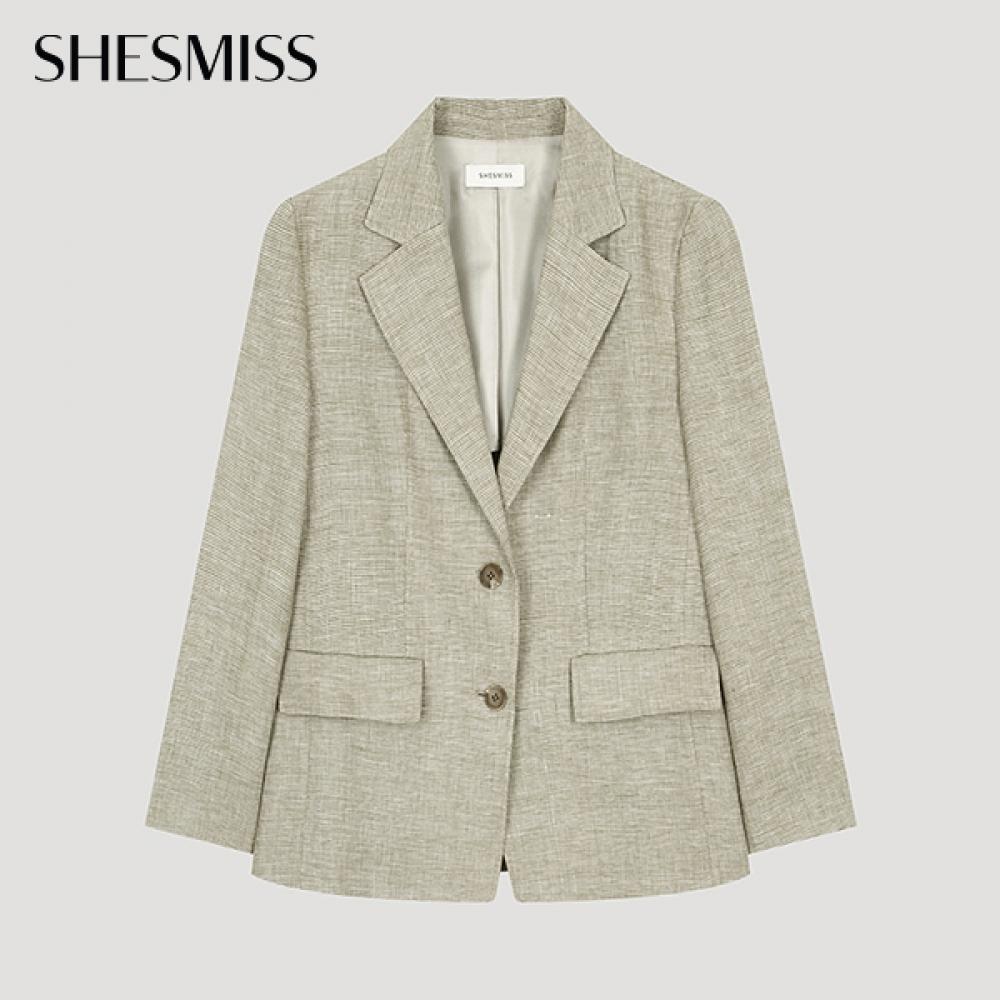 

She S miSS Льняной пиджак с двумя пуговицами Swwjko21110 Kh Khaki/55