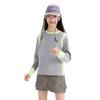Tao Town Mädchen Herbst Gestreiftes Langarm-T-Shirt - Lässige Mode Basisschicht für Kinder