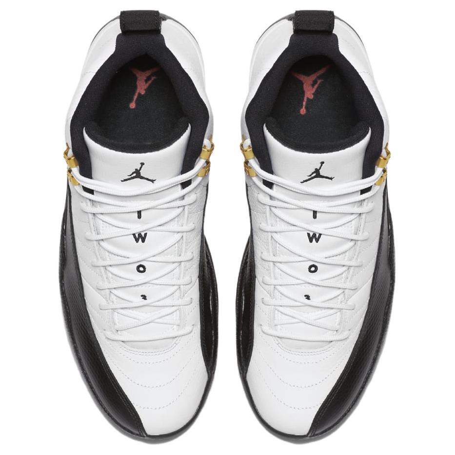 Air Jordan 12 Retro Taxi 2025 Men Sneakers White Black CT8013-117
